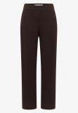 Pantalone curvy in jersey. vita alta,... - brown - 6