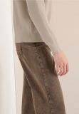 Maglia in felpa girocollo. collo, pol... - beige - 3