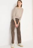 Maglia in felpa girocollo. collo, pol... - beige - 4