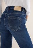 Jeans elasticizzati aderenti a vita a... - blu - 3