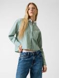 Camicia manica lunga Guess Jeans - bianco verde - 0