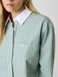 Camicia manica lunga Guess Jeans - bianco verde - 1