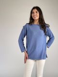 Maglia manica lunga Emme - azzurro - 0
