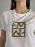 T-shirt manica corta Emme - bianco - 1