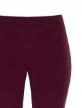 Pantalone elegante. con zip sul lato - bordeaux - 2