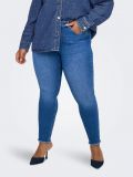 Jeans aderenti elasticizzati a vita m... - blu denim - 0