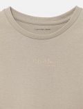 T-shirt manica corta Calvin Klein - sabbia - 1