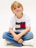 T-shirt manica corta Tommy Hilfiger - white - 1