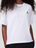 T-shirt manica corta sportiva Jordan - white - 1