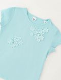 T-shirt manica corta I Do - acqua - 1