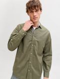 Camicia manica lunga Jack & Jones - olive - 1