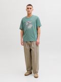 T-shirt manica corta Jack & Jones - verde acqua - 2