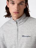 Felpa sportiva aperta Champion - grigio melange - 1
