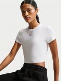 T-shirt manica corta sportiva Nike - bianco - 0