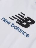T-shirt manica corta sportiva Newbalance - bright white - 5