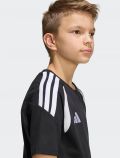 T-shirt manica corta sportiva Adidas - black - 1