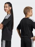T-shirt manica corta sportiva Adidas - black - 4
