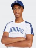 T-shirt manica corta sportiva Adidas - white - 1