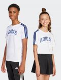 T-shirt manica corta sportiva Adidas - white - 3