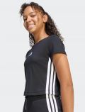 T-shirt manica corta sportiva Adidas - black - 2