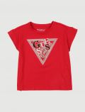 T-shirt manica corta Guess - rosso - 0