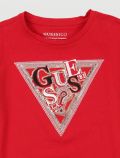 T-shirt manica corta Guess - rosso - 1