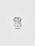 T-shirt manica corta Guess - bianco - 0