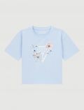 T-shirt manica corta Guess - azzurro - 0