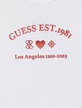 T-shirt manica corta Guess - bianco - 1
