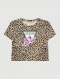T-shirt manica corta Guess - leopardo - 0