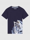 T-shirt manica corta Guess - blu - 0