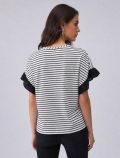 Maglia manica corta Liu Jo - bianco nero - 2
