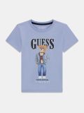 T-shirt manica corta Guess - azzurro - 0