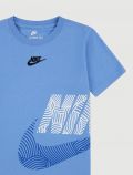 T-shirt manica corta sportiva Nike - azzurro - 1