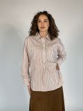 Camicia manica lunga Pennyblack - rosa bianco - 0
