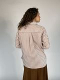 Camicia manica lunga Pennyblack - rosa bianco - 3