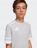 T-shirt manica corta sportiva Adidas - grigio - 1