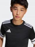 T-shirt manica corta sportiva Adidas - black - 1