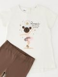 Completo maglia e pantalone corto I Do - marrone - 1