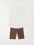Completo maglia e pantalone corto I Do - marrone - 2