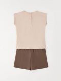 Completo maglia e pantalone corto I Do - marrone - 2