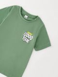 T-shirt manica corta I Do - verde salvia - 1
