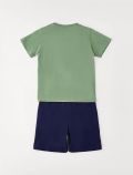 Completo maglia e pantalone corto I Do - verde salvia - 2