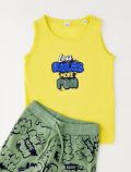Completo canotta e pantalone corto I Do - giallo - 1