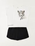 Completo maglia e pantalone corto I Do - bianco nero - 0