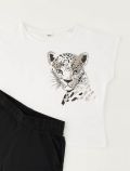 Completo maglia e pantalone corto I Do - bianco nero - 1