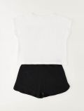 Completo maglia e pantalone corto I Do - bianco nero - 2