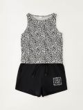Completo canotta e pantalone corto I Do - grigio nero - 0