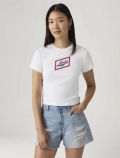 T-shirt manica corta Levi's - bianco - 0