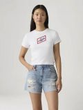 T-shirt manica corta Levi's - bianco - 2